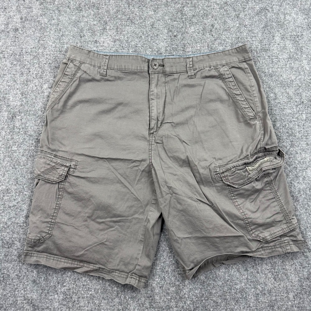 Unionbay Shorts Size 40 Grey Cargo Pocket‎ YB21904 Stretch Cotton Hiking Men's
